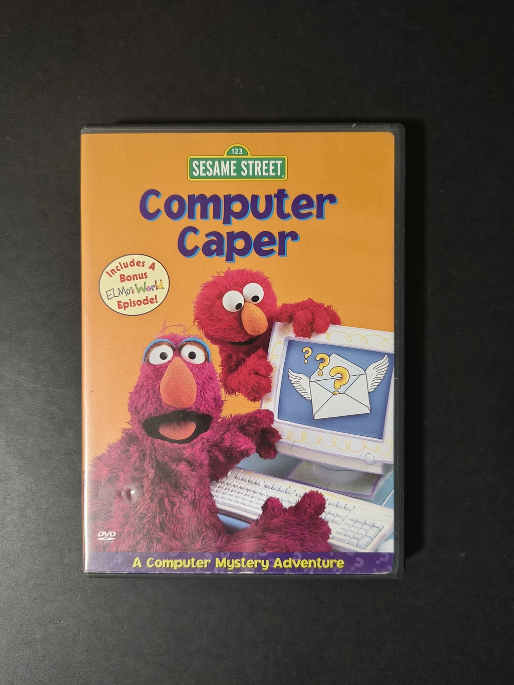 Sesame Street Computer Caper DVD 2002 Elmo Telly Cookie Monster